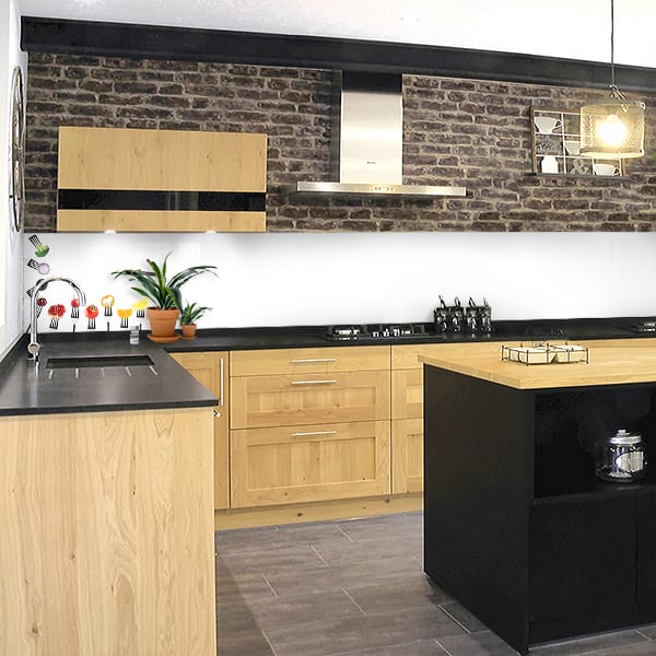 crédence aliment fourchettes fruits & légumes rond