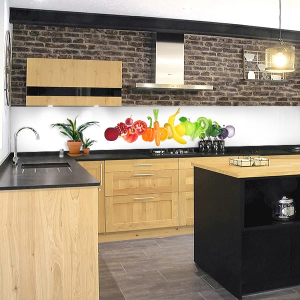 crédence aliment fruits & légumes