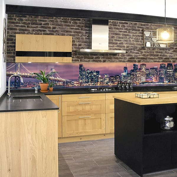 crédence New-York nuit