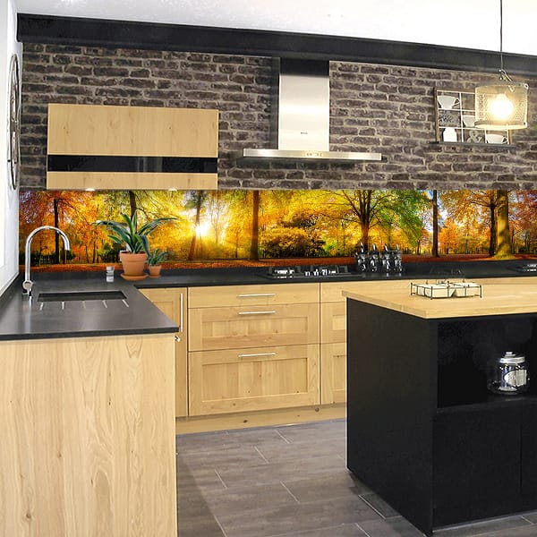 crédence fôret automne