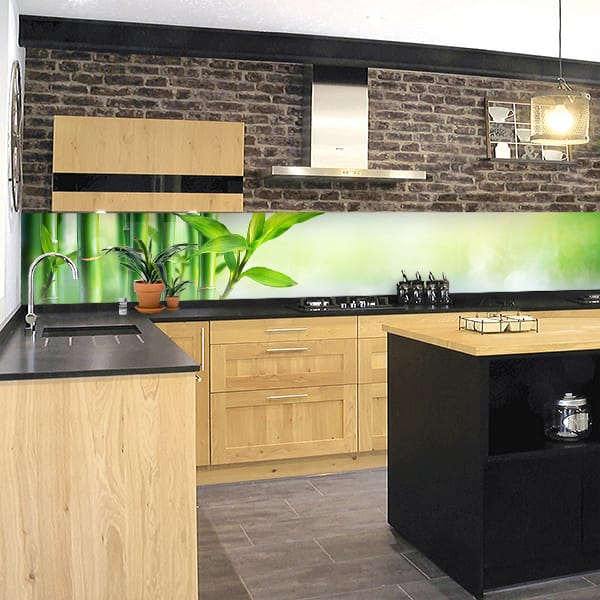 crédence bamboo eau