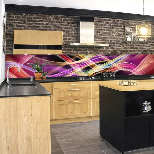 crédence abstrait lueurs