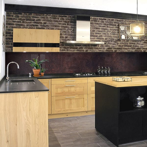 crédence rouille sombre