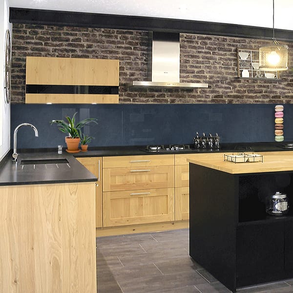 crédence avec macarons