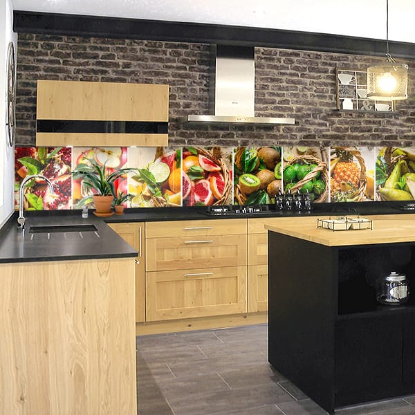 crédence aliment corbeille de fruits