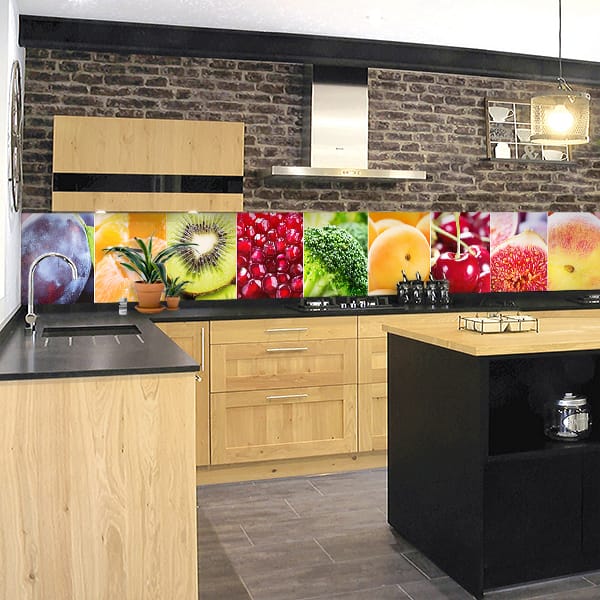 crédence fruits & légumes couleurs