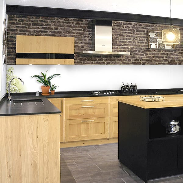 crédence abstrait végétation vert