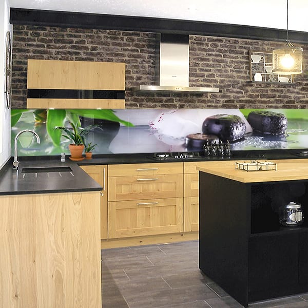 crédence végétation zen