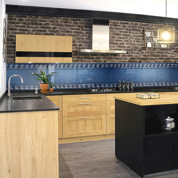 crédence couture bleu