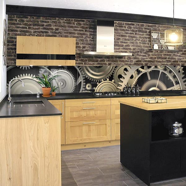 crédence engrenages