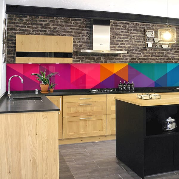 crédence triangles multiclores