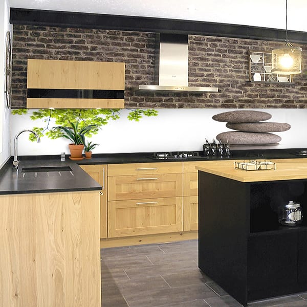 crédence pierres zen