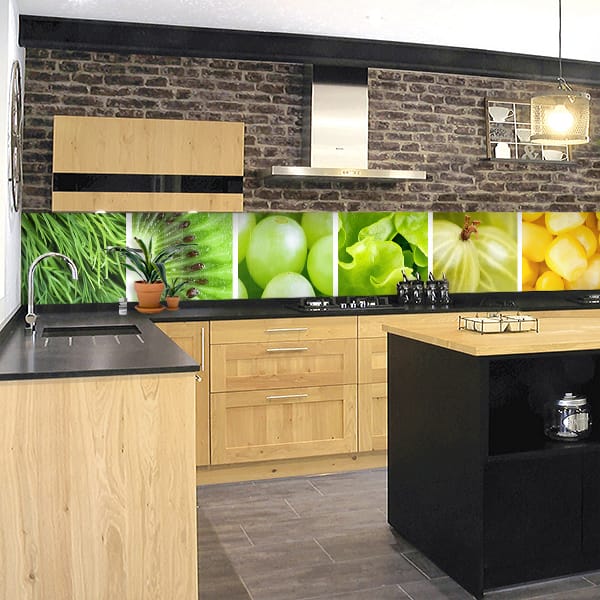 crédence fruits & légumes verts