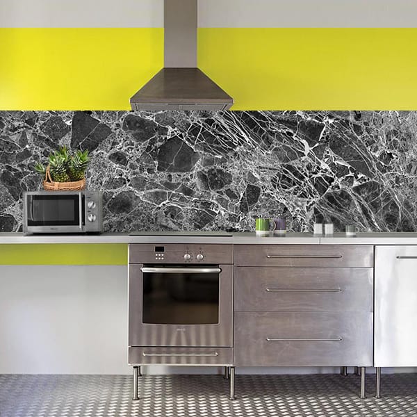 crédence marbre noir