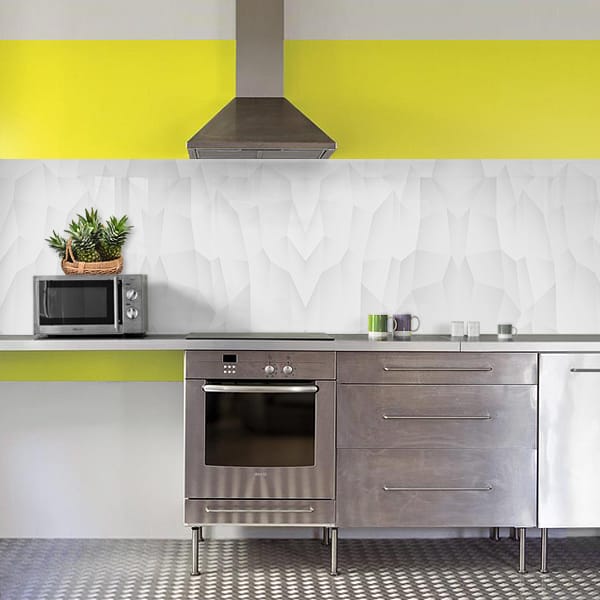 crédence volume blanc