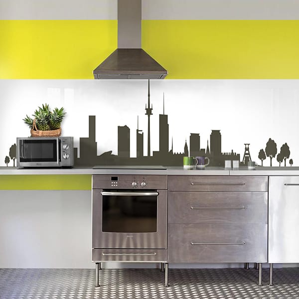 crédence silouhette ville 2