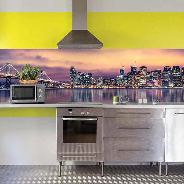 crédence New-York nuit