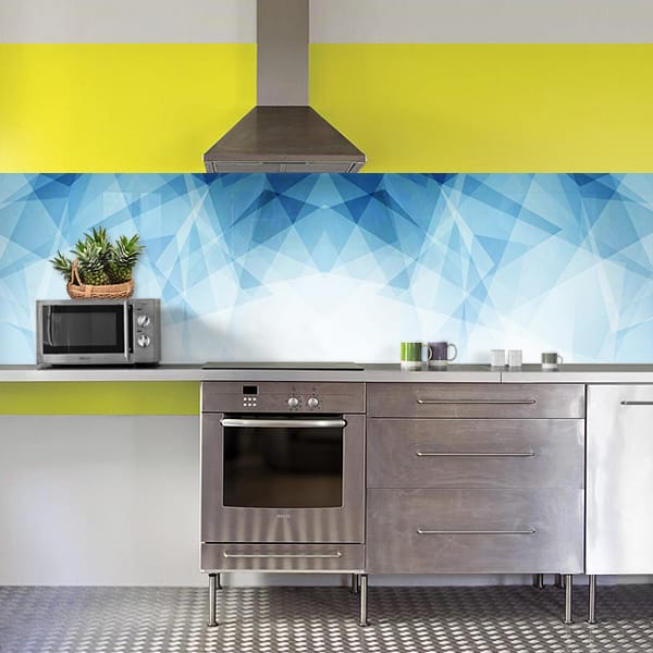 crédence lowpoly bleu