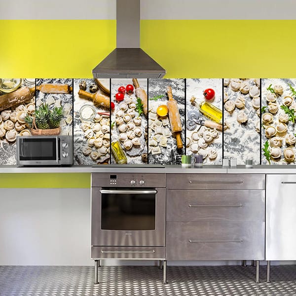 crédence aliment pâtes ravioli