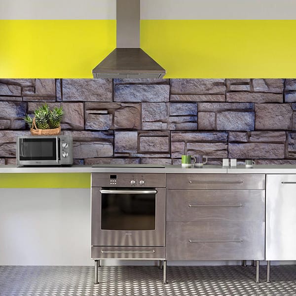 crédence pierres grises