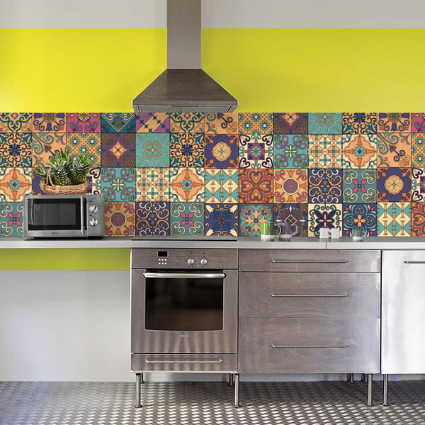 carreaux de ciments multi couleurs