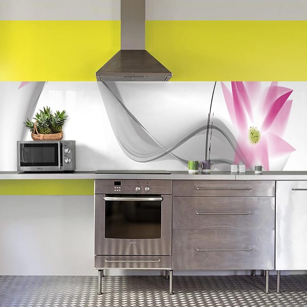 crédence esquisse fleurs