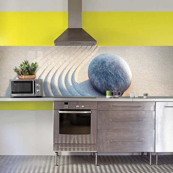 crédence jardin zen sable