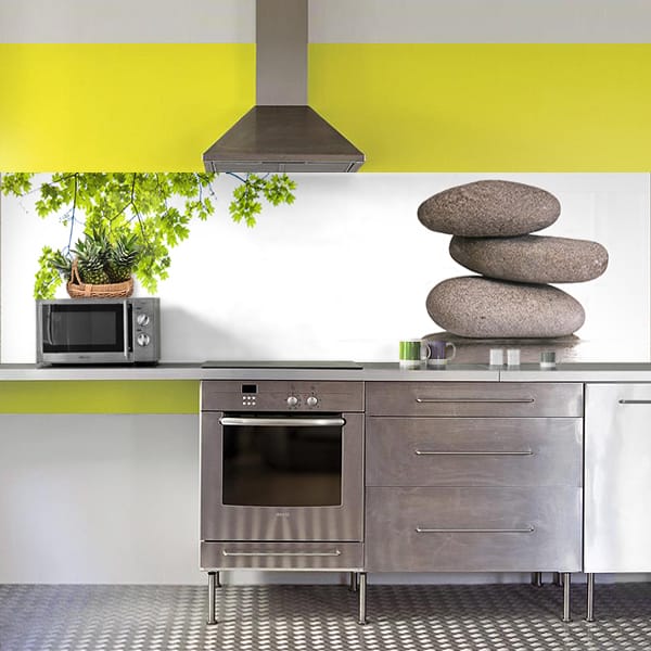 crédence pierres zen