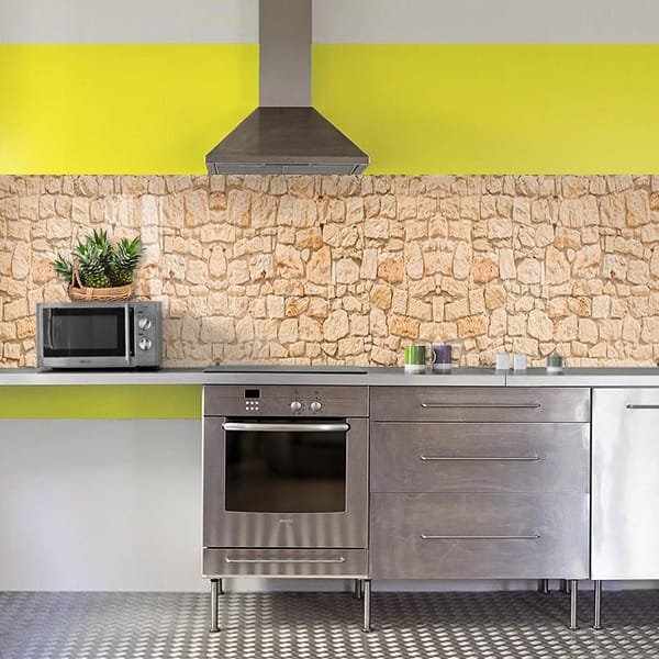 crédence pierres blanches