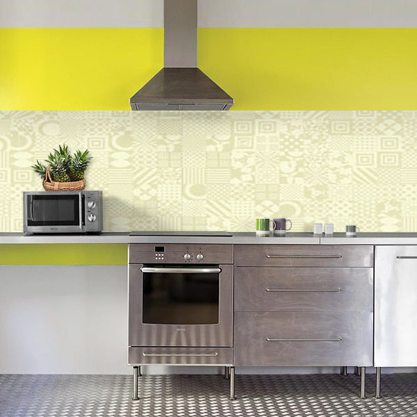 carreaux de ciments jaune