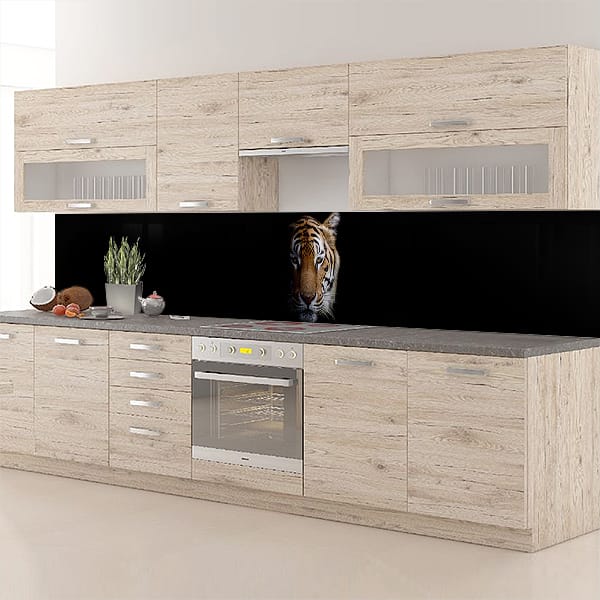 crédence tête tigre