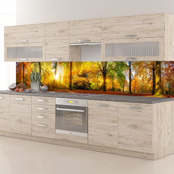 crédence fôret automne