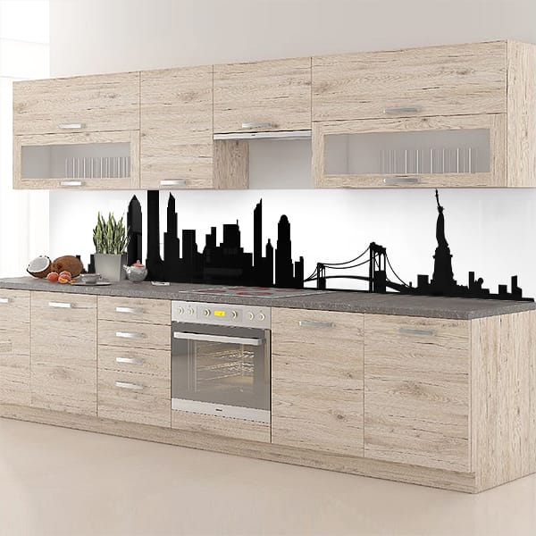 crédence silouhette ville 3