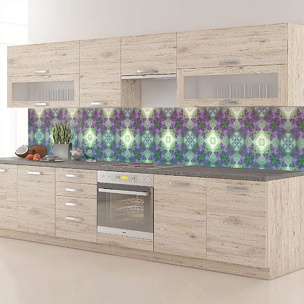 crédence mosaique carrée