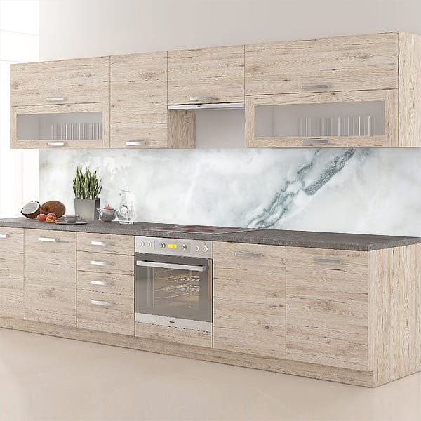 crédence marbre  blanc