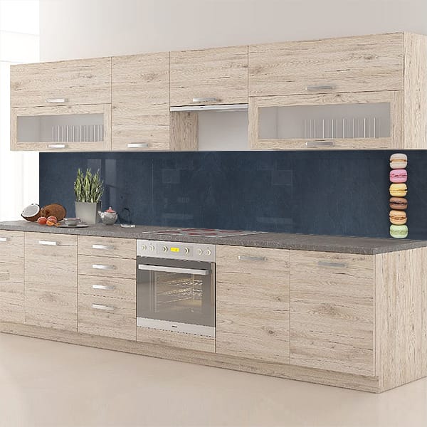 crédence avec macarons