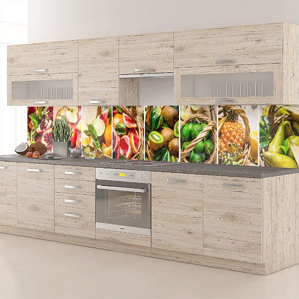 crédence aliment corbeille de fruits