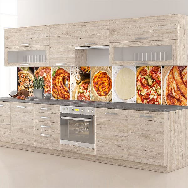 crédence aliment pizzas tartes