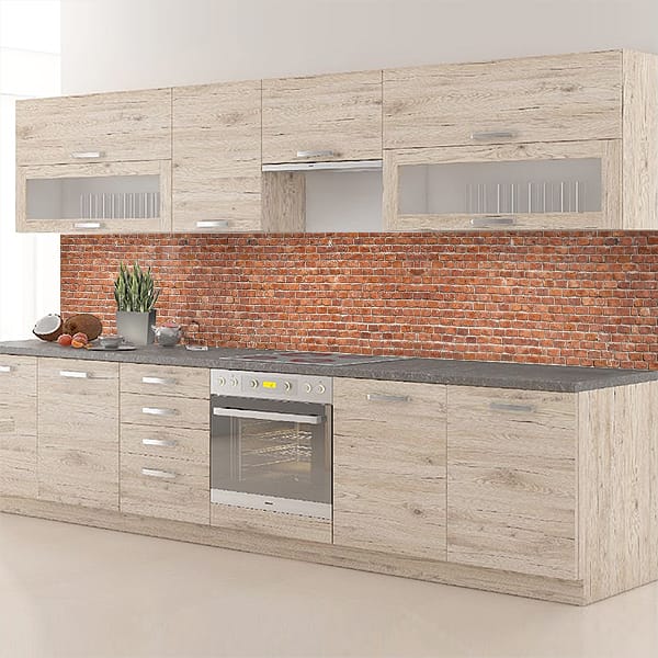 crédence brique petite