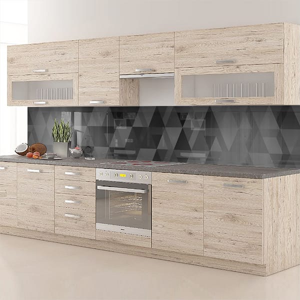 crédence lowpoly noire