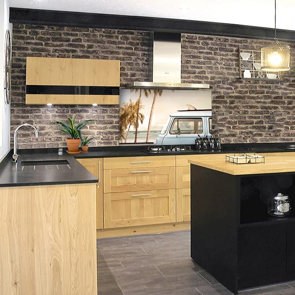 crédence van voyage fond hotte