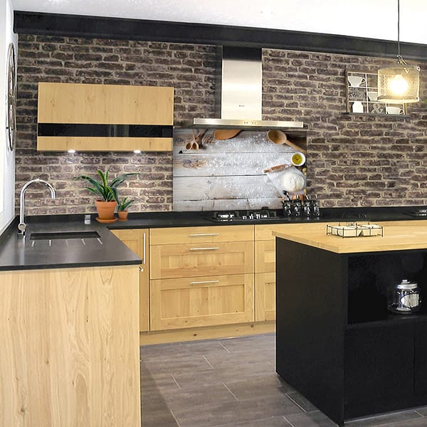 crédence aliment fond de hotte patisserie