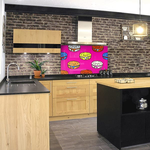 fond de hotte illustration donuts