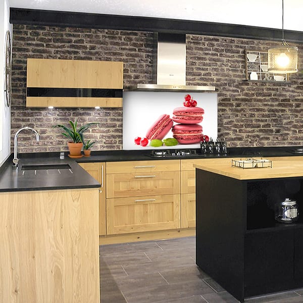 fond de hotte macarons groseilles