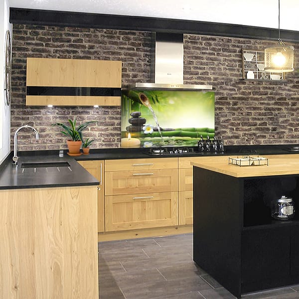 crédence bassin zen fond hotte