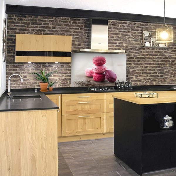 fond de hotte macarons roses