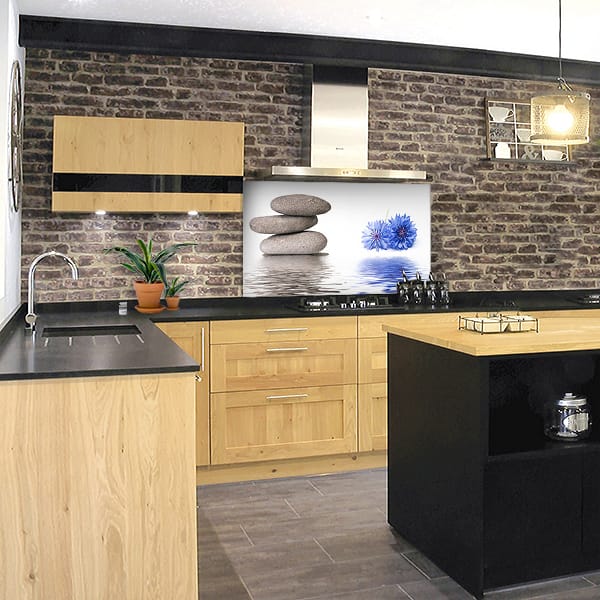 crédence pierres zen 3 fond hotte