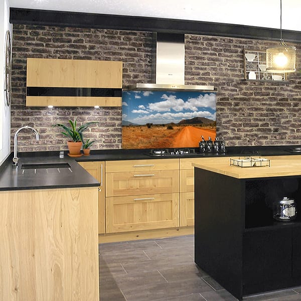 crédence piste savane fond hotte