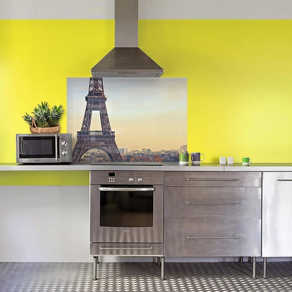 crédence tour Eiffel fond hotte