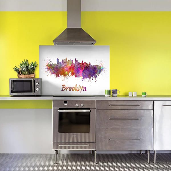 crédence brooklyn fond hotte